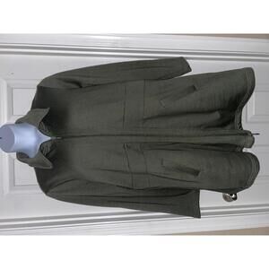 Torrid Jacket Camo Green Zippered Anorak Jacket sz 2